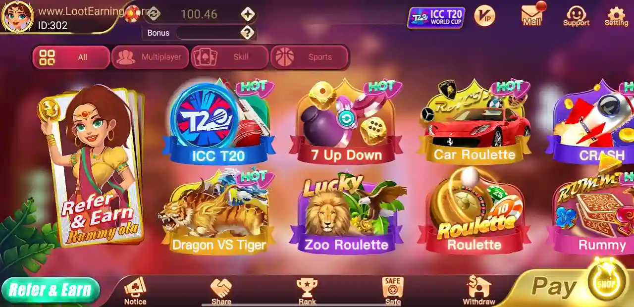 How Many Types Of Game in Teen Patti go APK